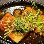 Tofu Steak with green onions