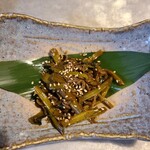 Stir-fried Nozawana oil