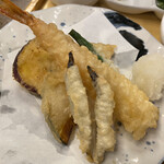 龍神丸 - 鯛釜めし定食の天ぷら