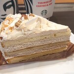 スターバックスコーヒー - ホワイトモカケーキ