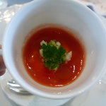 リストランテ ベリーニ - ☆パプリカのムース…徳谷塩トマトのソース☆