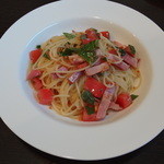 デイリー - 8月7日　大葉とベーコンのペペロンチーノ