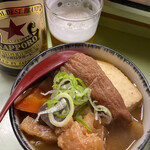 鯉とうなぎのまるます家 - 牛スジ煮込み