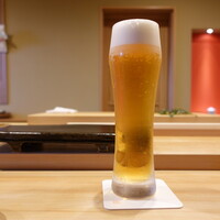 鮨 十兵衛 - 生ビールでスタート♪