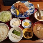 かつ盛 - 海老・ヒレ・ロース膳 2,300円