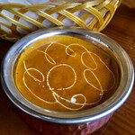 印度屋キッチン - チキンドピアザ(辛口)＋ナンセット