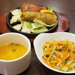 インド料理専門店 マサラ・マスター - ◆「マサラマスターセット」◇スープ◇サラダ◇タンドリーチキン◇シシケバブ