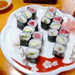 初寿司 - 三色巻き