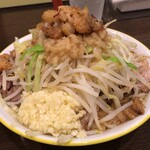 ラーメンイエロー - 【再訪】並(ニンニクマシ,アブラマシ)