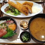 栄友水産 - MIXフライ定食