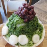 北斎茶房 - 宇治金時（白玉4つ）