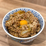 吉野家 - 料理写真:牛丼 超特 御飯少な目 + 玉子☆