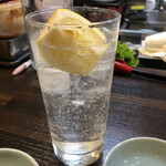 Akasaka Raimon - 生レモンサワーで喉の洗浄