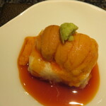 ぎをん 藤 - 胡麻豆腐の雲丹のせ