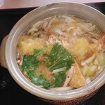 富山カントリー - 鍋焼きうどん