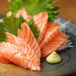 Salmon sashimi