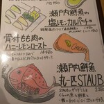 SETOUCHI 檸檬食堂 神田店 - 2020/12/04　メニュー