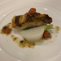 バーデンバーデン - 鯛のポワレとカブ