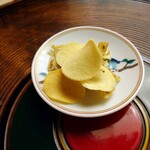 懐石料理 桝田 - くわいチップ