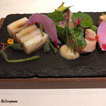 カーサ・デル・チーボ - 穴子ﾃﾘｰﾅ､鰤 瞬間燻製､