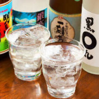 Full of carefully selected shochu and sake!