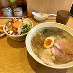 Sai ren - 塩ラーメンと低温チャーシュー丼