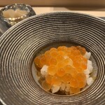 すし昇 - いくら丼 塩辛出汁柚子掛け