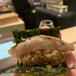 すし昇 - ノドグロ炙り海苔巻
