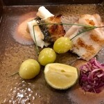 日本料理 うつせみ - アナゴと柳がレイ