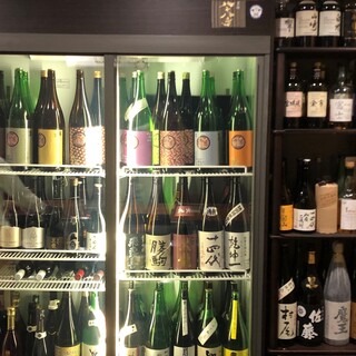 Selected Japanese sake, whiskey, shochu, etc.