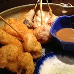 海鮮茶や田すけ - 串揚げ８種盛り