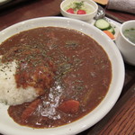 Akko - 連れが注文した「明估カレー」です。