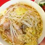 ラーメン二郎 - ラーメン小＋ニンニク多め＋青ネギ