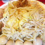 ラーメン二郎 - ＜参考＞ラーメン大＋ヤサイニンニクカラメ