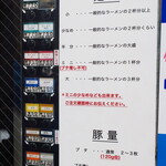 ラーメン二郎 - メニュー