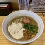 煮干らーめん 紫乱  - 鮟肝と白子の特濃クリーム（1,000円）
