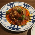 中国名菜 陳麻婆豆腐 - 牛モツとハチノスのラー油和え
