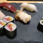 ふくえもん - にぎり寿司。好い感じの寿司です。