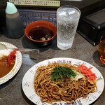 後楽そば - 豪華な夕食W。