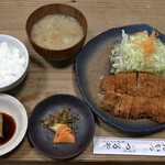つるや - ランチ とんかつ定食 1000円