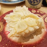 回転寿し トリトン - たらば蟹・腹肉。