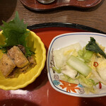 炭焼うな富士 - 小鉢は鰻の粕漬(かな？)でした