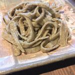 染地台 藪蕎麦 - 平打ちの温蕎麦。