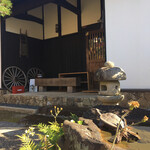 染地台 藪蕎麦 - 店舗入口。