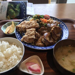 チキン南蛮 クレタ - 唐揚げ月香漬け定食980円