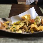 かたつむり - 天ぷら盛り合わせ