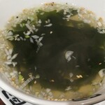 牛角 - わかめスープ