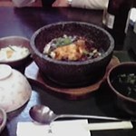 創作茶屋 まきの木 - 石焼マーボ膳　１１００円