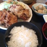 音吉やきとり - 龍田揚げ定食