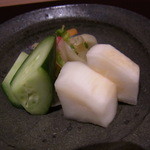 神保町 傳 - 食事　香の物